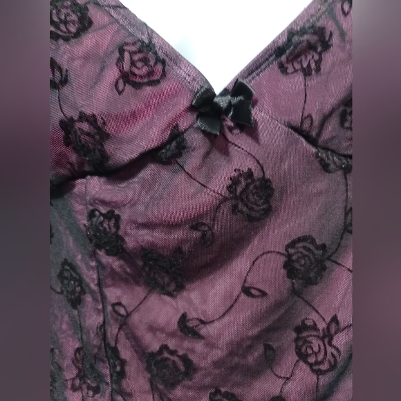 New coolane floral print mesh cropped tank top - Picture 9 of 13